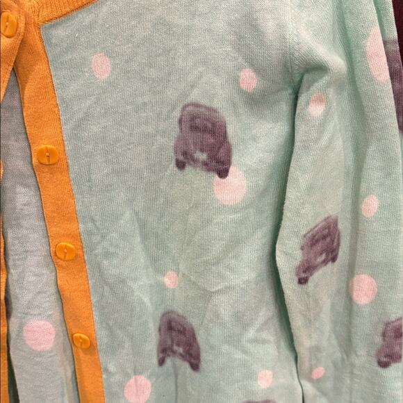 Anthropologie - Guilana Leila Mint Green Road Rage Cardigan - Picture 6 of 10